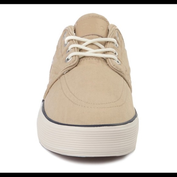 Mens Polo Ralph Lauren Khaki Casual Chic Sneakers - Picture 3 of 8